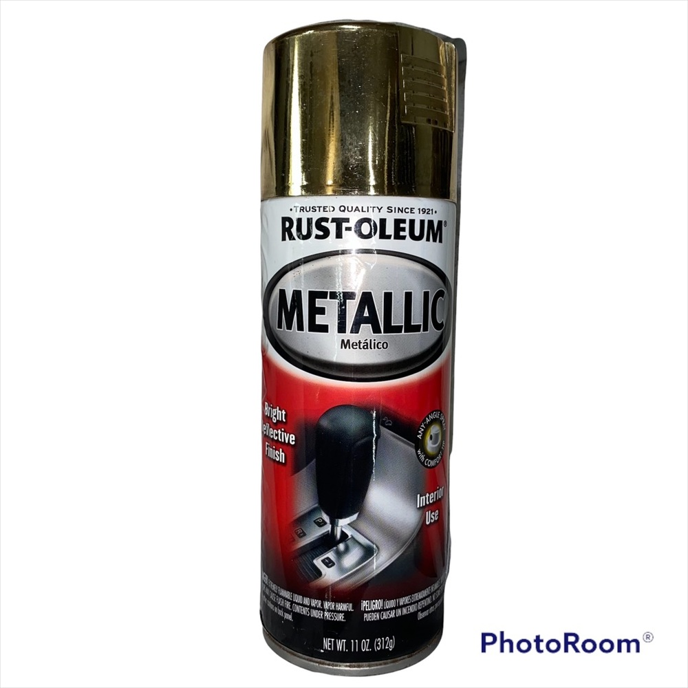 Rust-oleum automotive interior gold gloss metallic paint